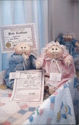 Original Cabbage Patch Kids with Birth Certificates and Adoption Papers Advertising Postcard Postcard Postcard