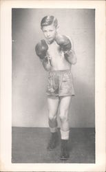 Ronnie Walcott, Paperweight Boxer Boxing Postcard Postcard Postcard