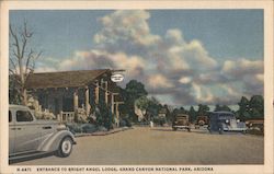 Entrance to Bright Angel Loose, Grand Canyon National Park Postcard