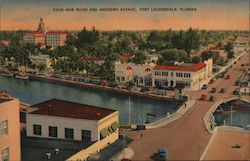 New River and Andrews Avenue Fort Lauderdale, FL Postcard Postcard Postcard