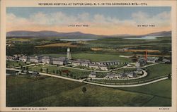 Veterans Hospital in the Adirondack Mountains Tupper Lake, NY Postcard Postcard Postcard