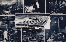 Working Inside the Plymouth Factory Postcard