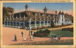 Dance Hall in Beautiful Idora Park Youngstown, OH Postcard Postcard Postcard