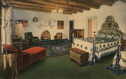 A Suite Bed Room, LA Fonda Hotel Santa Fe, NM Postcard Postcard Postcard