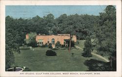 Art Studio, Gulf Park College, West Beach Postcard