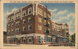 The Oaks Hotel - Missouri's National Health and Pleasure Resort Excelsior Springs, MO Postcard Postcard Postcard