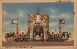 Front View of Grotto Postcard