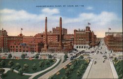 The Anheuser-Busch Plant Saint Louis, MO Postcard Postcard Postcard