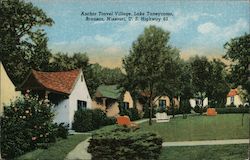 ANchor Travel Village, Lake Taneycomo - US Highway 65 Branson, MO Postcard Postcard Postcard