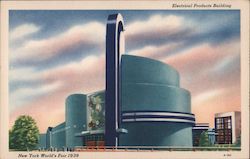 Electrical Products Building, New York World's Fair 1939 Postcard