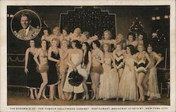 The Ensemble of "The Famous Hollywood Cabaret" Restaurant, Broadway at 48th St. New York, NY Postcard Postcard Postcard