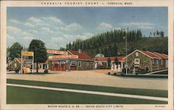 Chehalis Tourist Court Postcard