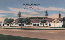 Pilot Butte Motor Court Postcard