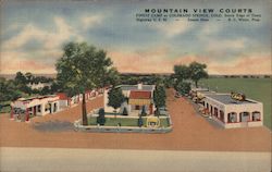 Mountain View Courts Colorado Springs, CO Postcard Postcard Postcard