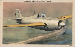 Grumman F4F-3-U. S. Navy Fighter Postcard Postcard Postcard