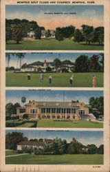 Memphis Golf Clubs and Courses Postcard