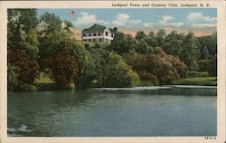 Lockport Town and Country Club New York Postcard Postcard Postcard