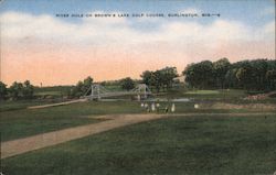 River Hole on Brown's Lake Golf Course Postcard