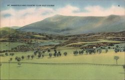 Mt. Mansfield and Country Club Golf Course. Postcard Postcard Postcard