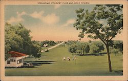 Springdale Country Club and Golf Course Postcard