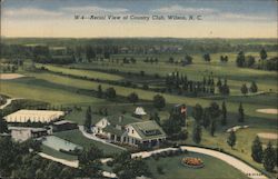 Aerial View of Country Club Wilson, NC Postcard Postcard Postcard