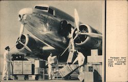 TWA, Lindbergh Line General Air Express Aircraft Postcard Postcard Postcard