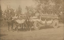 Horse Drawn "Grand View Hotel" Cart, Ulster County Fair Postcard