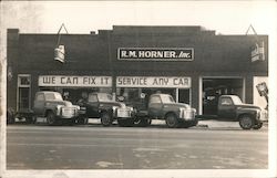 R.M. Horner, Inc. GMC Trucks Dealership Crawfordsville, IN Postcard Postcard Postcard