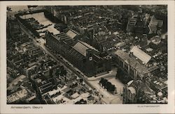 Aerial View of Beurs van Berlage Amsterdam, Netherlands Postcard Postcard Postcard