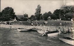 Boats on the Beach Postcard