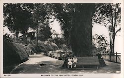 No. 106 Entrance to the Crag Hotel Postcard