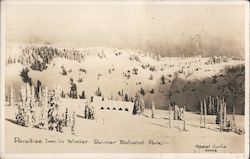 Paradise Inn in Winter - Rainier National Park Mt Rainier, WA Postcard Postcard Postcard