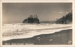 Pacific Ocean Seacoast Washington Postcard Postcard Postcard