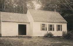 Unidentified White School House Brattleboro, VT Postcard Postcard Postcard