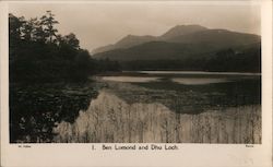 1. Ben Lomand and Dhu Loch Scotland Postcard Postcard Postcard