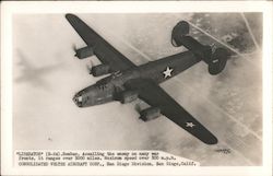 "Liberator" B-24 Bomber Postcard