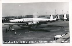 Lockheed L-1049G Super G Constellation Eastern Airlines Postcard