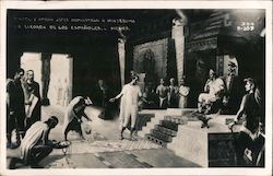 Pinotl y Otros Jefes Demuestran a Moctezuma la Llegada de los Espanoles Mexico Postcard Postcard Postcard