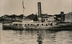 Hudson River Towboat "Pocahontas" Postcard