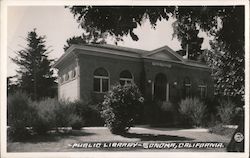 Public Library Sonoma, CA Postcard Postcard Postcard