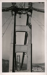 Constructing the Golden Gate Bridge San Francisco, CA Postcard Postcard Postcard