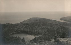 The Bowl from Champlain Mountain, 410 Feet Above Sea Level Postcard