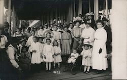 Group of Unidentified People Postcard Postcard Postcard