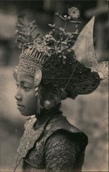 Legong Dancer Bali, Indonesia Postcard Postcard Postcard