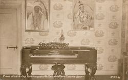 Piano of 1875 - Old Fort Nisqually - Ft Defiance Park Postcard