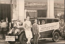 100 miles in low gear national cooling demonstration Cars Postcard Postcard Postcard