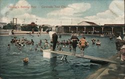 Children's Bathing Pool - Coronado Tent City Postcard