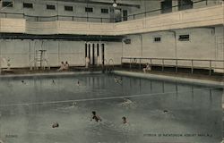 Interior of Natatorium Postcard