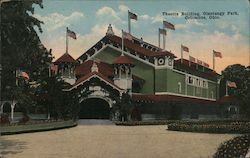 Theatre Building, Olentangy Park Columbus, OH Postcard Postcard Postcard