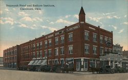 Sequoyah Hotel and Radium Institute Claremore, OK Postcard Postcard Postcard